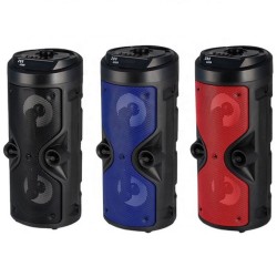 Bluetooth Speaker Round Tube Type (40cm Height, 17cm Diameter) ZQS4209 Black - Sale