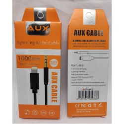 Flitop Iphone Lightning to AUX 3.5mm Cable 1 Meter