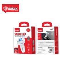 Inkax Car Charger with Dual USB port 3.1A