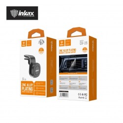 Inkax Zinc Alloy Plating Magnetic Suction Support CH-25 Black