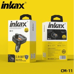Inkax Car Bluetooth FM Transmitter With dual USB Port - No DC