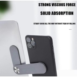 Laptop Side Mount Mobile Phone Bracket Silver MAM002