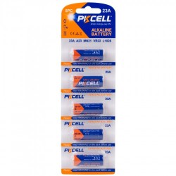 PKCELL 23A Alkaline Battery 12V 105 Hour 5ea/Card (6 Card/Pack) PKCELL 23A Alkaline Battery 12V 105 Hour 5ea/Card (6 Card/Pack)