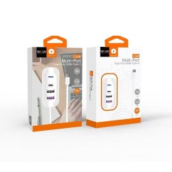 WUW 2 USB port and 1 Type C Port 15W with Type C Connection