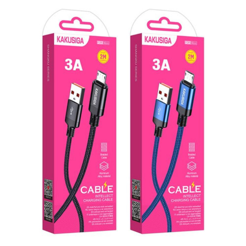 Kakusiga Fast Charging Cable 3A 2 Meter Micro Kakusiga Fast Charging Cable 3A 2 Meter Micro