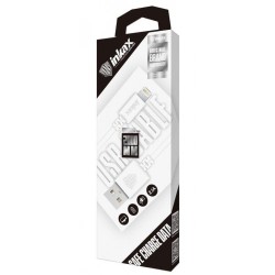 Inkax Charging Cable 2.1A (2Meter) White CK-08 Iphone (Sale)