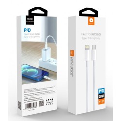 WUW Type C to Lightning PD Charging Cable 20W 1Meter - Sale