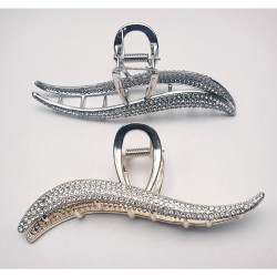 Premium Metal Hair Clip 11.5cm Gold 3/silver 3 (Min. 6ea) - No DC Premium Metal Hair Clip 11.5cm Gold 3/silver 3 (Min. 6ea) - No DC