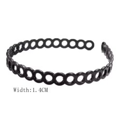 Plastic Resin Hoop Headband (12card/Pack) Plastic Resin Hoop Headband (12card/Pack)