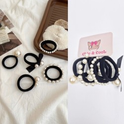 High Elastic Seamless Fabric Hair Band 5pcs/card (12card/Pack) High Elastic Seamless Fabric Hair Band 5pcs/card (12card/Pack)