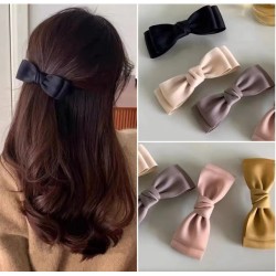 Fashion Bow Spring Hair Clip (12card/4 color mixed/Pack) Fashion Bow Spring Hair Clip (12card/4 color mixed/Pack)