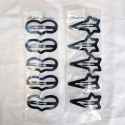 Metal Hair Clip 5pc/Card (10 Card/2 Design/Pack) Metal Hair Clip 5pc/Card (10 Card/2 Design/Pack)