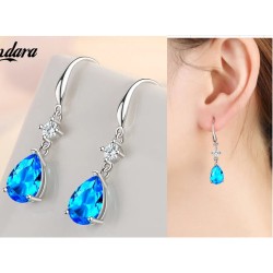 Woman Earring Sappire Blue(6ea/Pack) Woman Earring Sappire Blue(6ea/Pack)