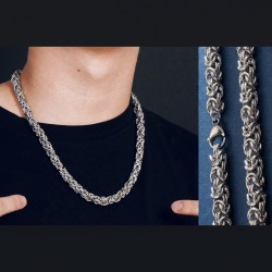 316L Stainless Steel Cuban Chain Necklace 50 For Women and Men 316L Stainless Steel Cuban Chain Necklace 50 For Women and Men