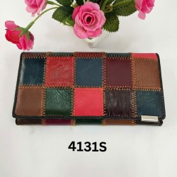 Temali Genuine Leather Color-Patched Long Walllet 4131S - No DC Temali Genuine Leather Color-Patched Long Walllet 4131S - No DC