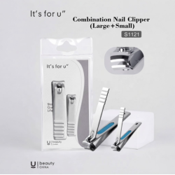 Lesha Stainless Steel Nail Trimmer 2 pcs (12ea/Pack)