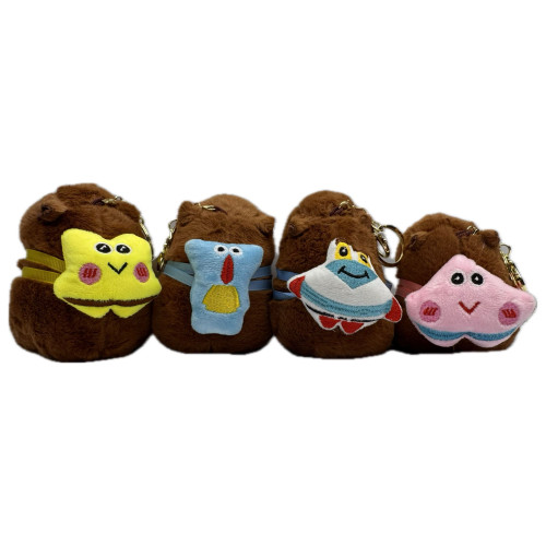 Monkey Key Ring 10cm (6pcs mix Colour in OPP bag) Monkey Key Ring 10cm (6pcs mix Colour in OPP bag)