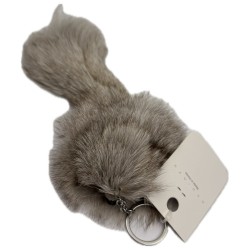 Fur Keyring 20cm (10pcs Grey Colour in OPP bag) Fur Keyring 20cm (10pcs Grey Colour in OPP bag)