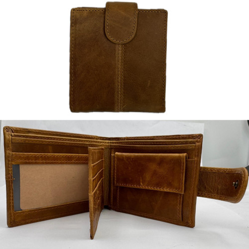 Genuine Leather Brown Mans Wallet Genuine Leather Brown Mans Wallet