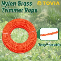 Lawn Mower Trimmer Line Spiral Shape Thickness 2.4mm Length 15meter Lawn Mower Trimmer Line Spiral Shape Thickness 2.4mm Length 15meter