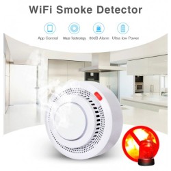 Wifi Smart Natural Gas Alarm with temperature function LCD Display - No DC Wifi Smart Natural Gas Alarm with temperature function LCD Display - No DC