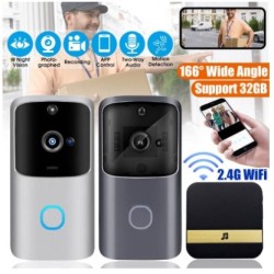 WiFi Video Door Bell 1080P Camera Visual Intercom with Chime Bell Operated with Smart Phone - No DC WiFi Video Door Bell 1080P Camera Visual Intercom with Chime Bell Operated with Smart Phone - No DC