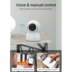 Security IP Surveillance Wifi Camera 1080P Working with Mobile Phone V380 (No DC) Security IP Surveillance Wifi Camera 1080P Working with Mobile Phone V380 (No DC)